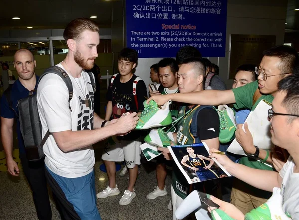 China Šanghaj Boston Celtics Gordon Hayward — Stock fotografie