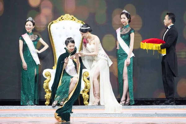 Kína 2019 Miss Macau Pegeant — Stock Fotó