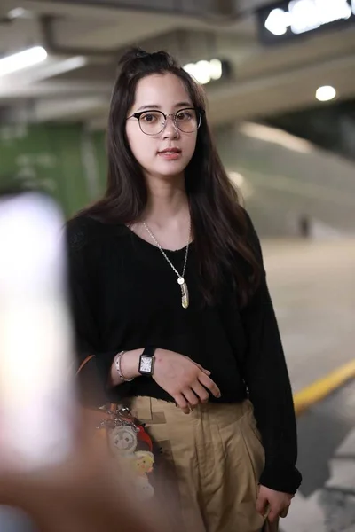 China Shanghai Airport Ouyang Nana — Stockfoto