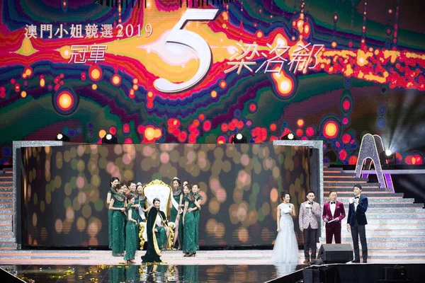China 2019 Miss Macau Pegeant — Fotografia de Stock