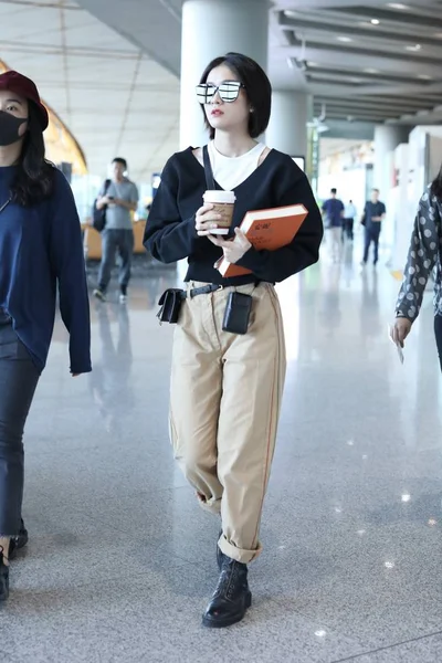 China Beijing Airport Sophie Zhang Xueying — Stockfoto