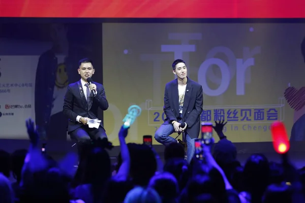 China Chengdu 2019 Tor Thanapob fan Meeting — Stockfoto