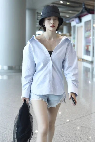 CHINA BEIJING AIRPORT ZHANG XUEYING — Stock Photo, Image