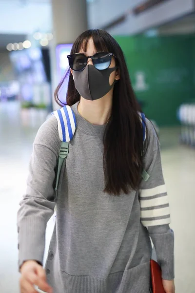 China Shanghai Airport Ouyang Nana — Stockfoto