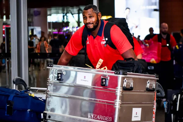 Kina Liaoning Shenyang Airport Frankrike nationella basketlag — Stockfoto