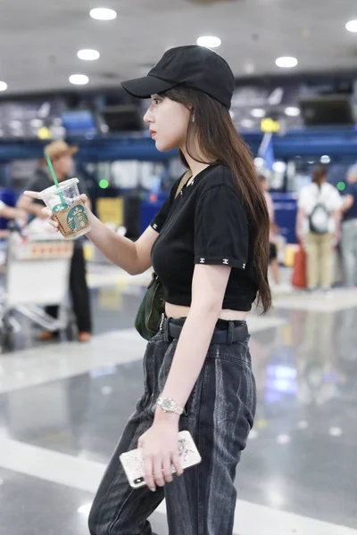 China beijing flughafen cheng xiao — Stockfoto