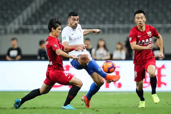 Shandong Luneng Taishan Talyan Futbolcu Graziano Pelle 2019 Çin Futbol — Stok fotoğraf