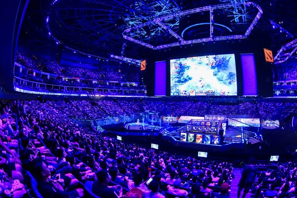 Chiny Shanghai DOTA2 Ti9 wielki finał meczu — Zdjęcie stockowe