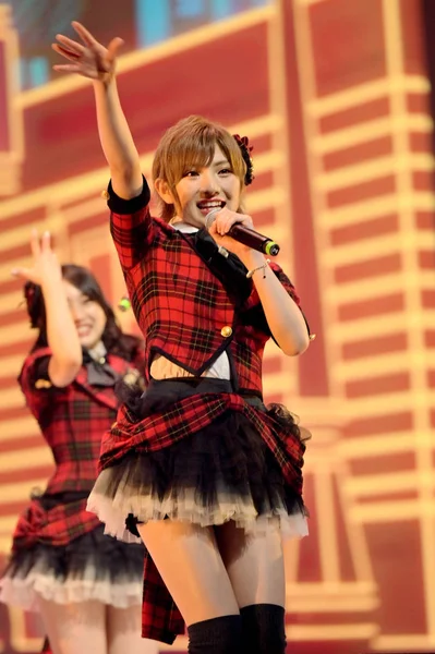 Kina Shanghai Akb48 grupp Asia Festival — Stockfoto