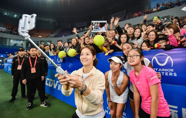 Китай китайський Ченду Сичуань Лі на тенісних АТП 250 турнір — стокове фото