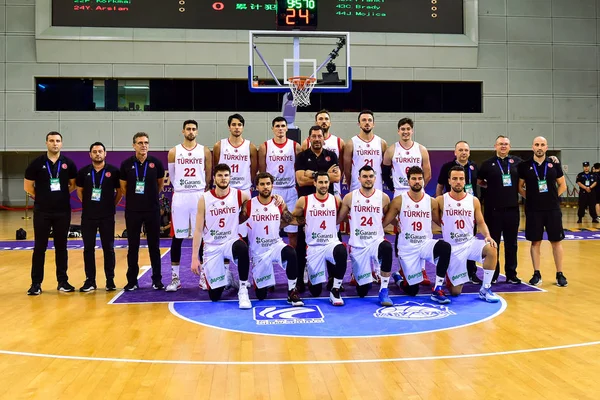 Čínské čínské Su-čou-Mezinárodní basketbalová výzva Turecko — Stock fotografie