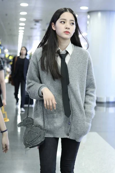 CINA PECHINO AEROPORTO OUYANG NANA — Foto Stock