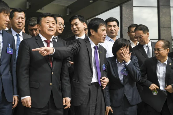 CHINA CHINESE HEBEI LANGFANG FÚTBOL ASOCIACIÓN PRESIDENTE —  Fotos de Stock