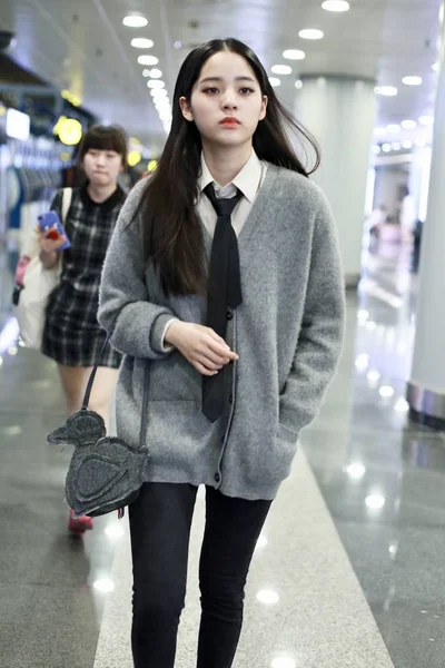 CINA PECHINO AEROPORTO OUYANG NANA — Foto Stock