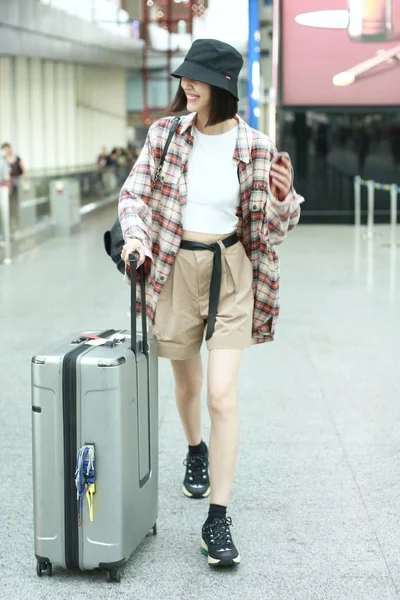 SUPERMODELO chino LIU WEN FASHION OUTFIT BEIJING —  Fotos de Stock