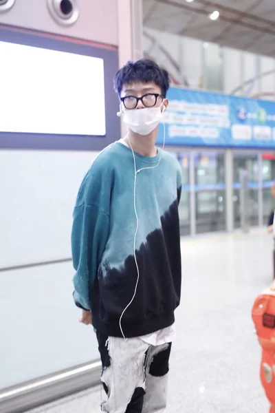 China Beijing Airport fan Chengcheng — Stockfoto