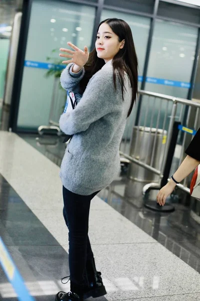 CHINA BEIJING AEROPUERTO OUYANG NANA — Foto de Stock