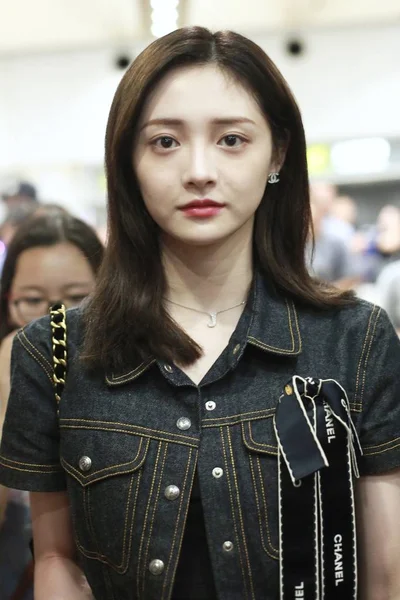 China Beijing luchthaven Zhou Jieqiong — Stockfoto