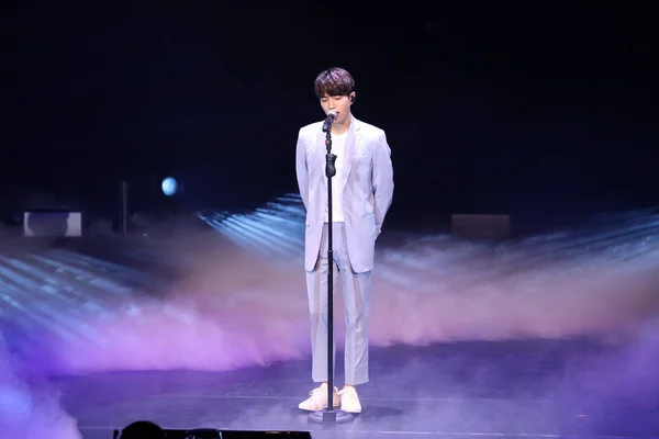 TAIWAN 2019 KIM MYUNG SOO SOLO FAN MEETING IN TAIPEI — Stock Photo, Image