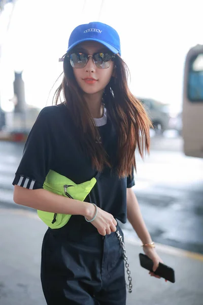 Chiny Shanghai Angelababy — Zdjęcie stockowe