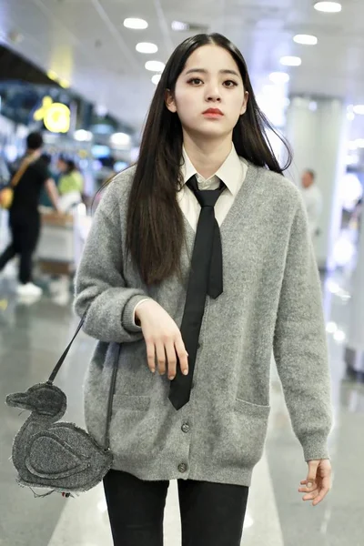 CHINA BEIJING AIRPORT OUYANG NANA — Fotografie, imagine de stoc