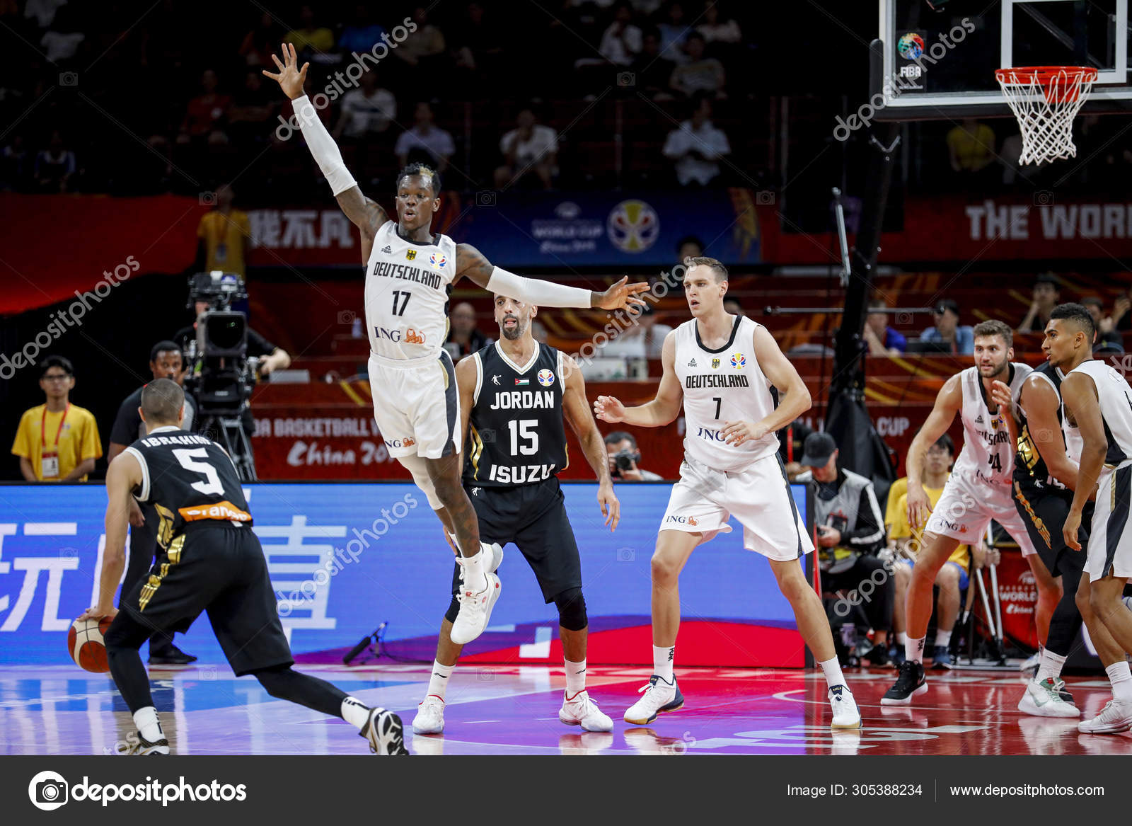 German Professional Basketball Player Dennis Schroder Germany National Basketball Team Stock Editorial Photo C Chinaimages 305388234