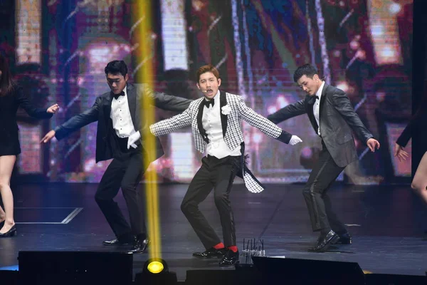 Duo Pop Sud Coréen Tvxq Produit Lors Leur Concert Circle — Photo