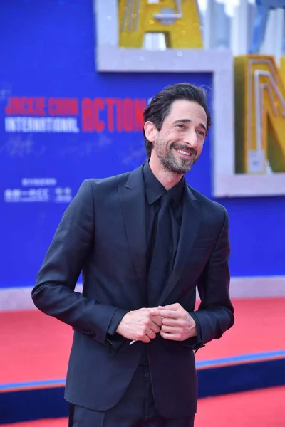 American Actor Producer Adrien Brody Poses Red Carpet Closing Ceremony — Stock Photo, Image