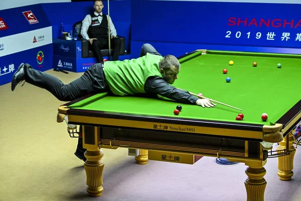 Mark Allen Northern Ireland Plays Shot Judd Trump England Quarterfinal — Stock Photo, Image
