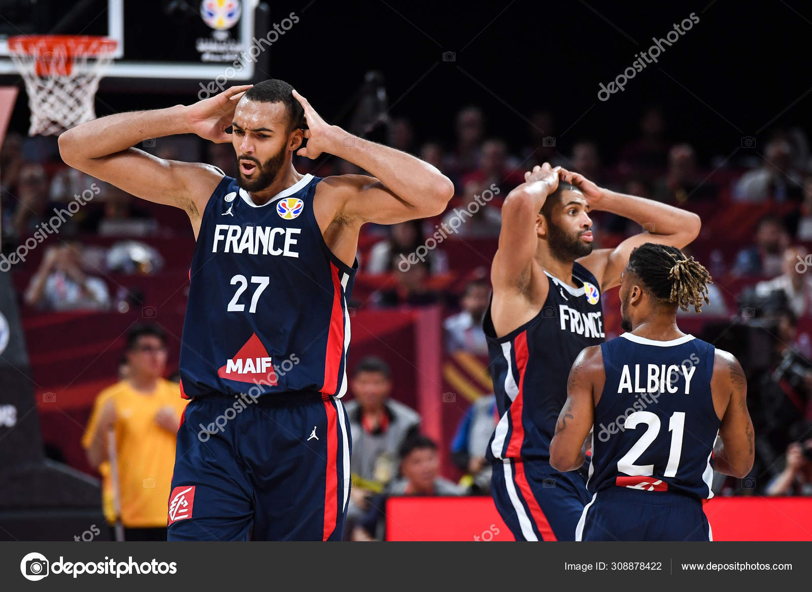 Rudy Gobert France Left Nicolas Batum France Middle Regret
