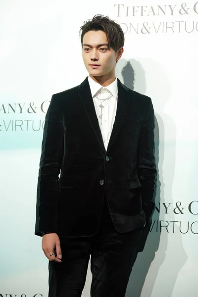 2019 China Actor Model Kai Attends Tiffany Promotional Event Shanghai — 스톡 사진