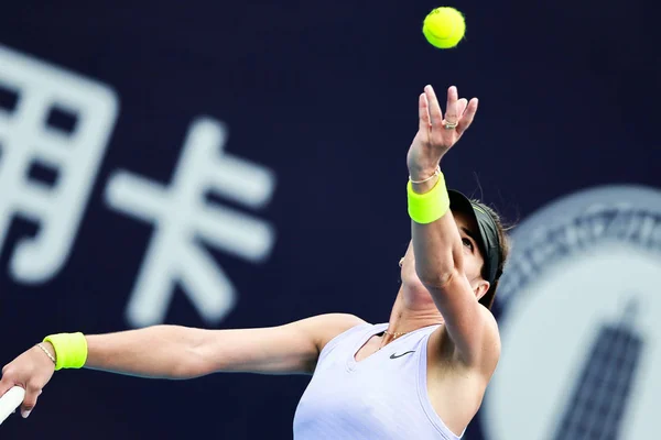 Avustralyalı Profesyonel Tenisçi Ajla Tomljanoviç Çin Orta Kesimindeki Henan Ili — Stok fotoğraf