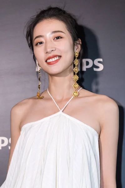 Chinese Actress Zhou Yutong Attends Philips 80Th Anniversary Celebration Shanghai — Stock Photo, Image