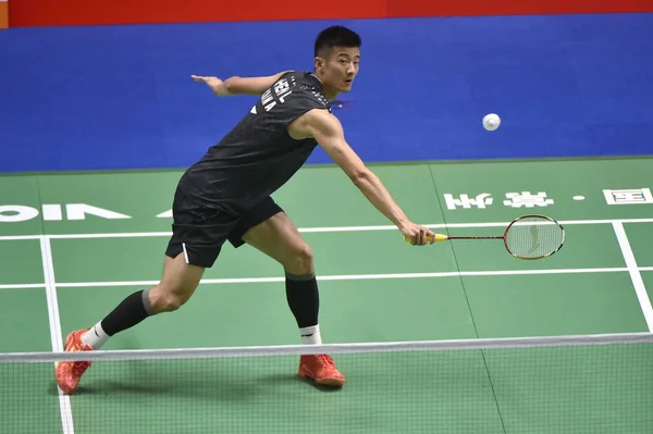 Çinli Profesyonel Badminton Oyuncusu Chen Long Eylül 2019 Tarihinde Çin — Stok fotoğraf