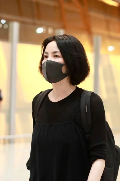 Hong Konglu Şarkıcı Faye Wong Eylül 2019 Pekin Kalkıştan Önce — Stok fotoğraf