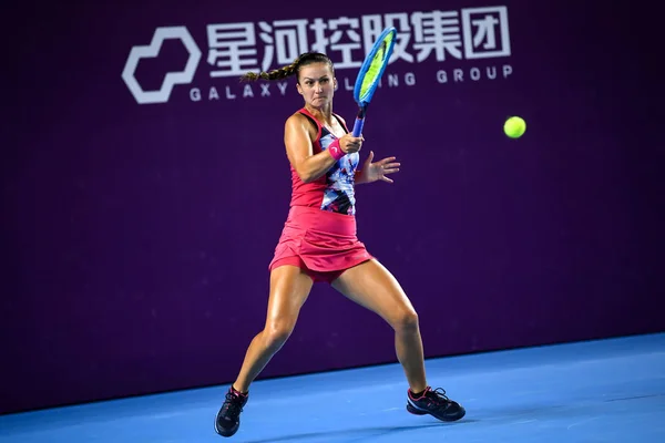 Sloven Profesyonel Tenisçi Dalila Jakupoviç Eylül 2019 Guangzhou Nun Guangdong — Stok fotoğraf