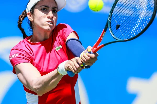 Amerikalı Christina Mchale Çin Orta Kesimindeki Hubei Ili Wuhan Şehrinde — Stok fotoğraf