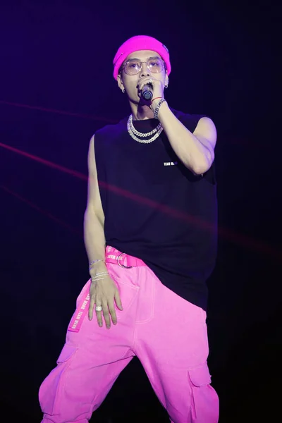 Hong Kong Rapçi Şarkıcı Dansçı Jackson Wang Eylül 2019 Çin — Stok fotoğraf