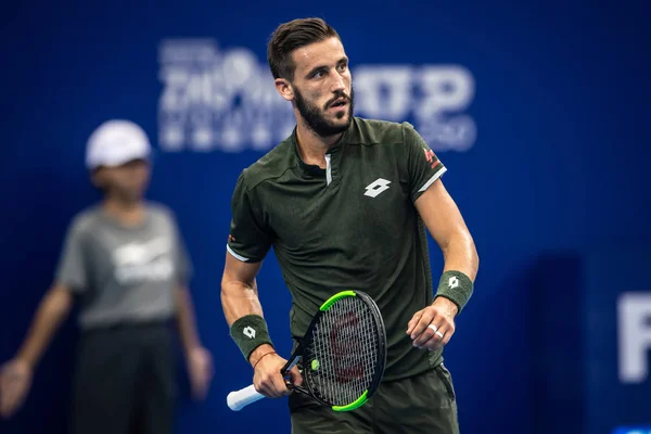 Bosnian Professional Tennis Player Damir Dzumhur Competes French Professional Tennis — ストック写真