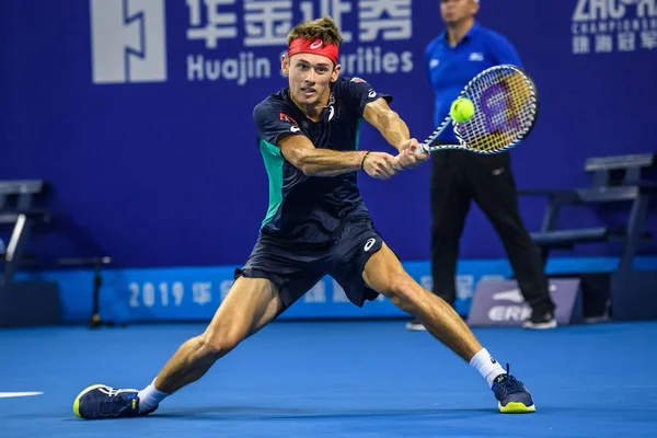 Australian Professional Tennis Player Alex Minaur Competes French Professional Tennis — ストック写真