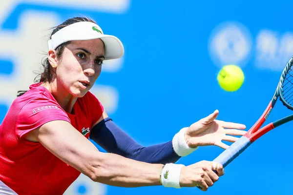 Christina Mchale America Catches Ball Xinyun Han China Second Women — ストック写真