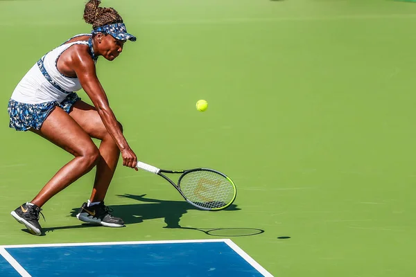 Amerikalı Profesyonel Tenisçi Venus Williams Wuhan Şehrinde Oynanan 2019 Wuhan — Stok fotoğraf