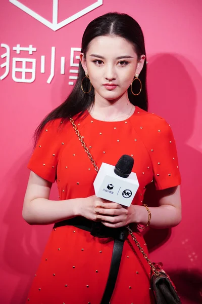 Actriz China Lareina Song Song Zuer Asiste Evento Promocional Para —  Fotos de Stock