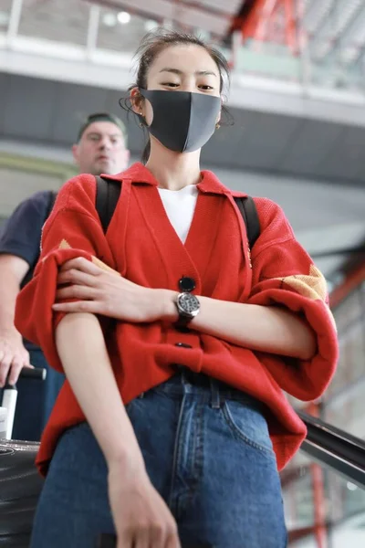 Chinesische liu wen beijing flughafen mode — Stockfoto