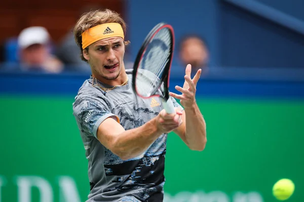 German Professional Tennis Player Alexander Zverev Competes French Professional Tennis — Stock Photo, Image