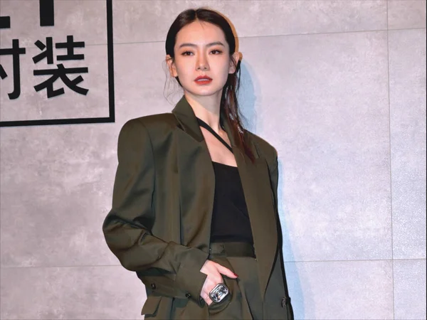 Cantora Atriz Chinesa Wei Também Conhecida Como Stephy Aparece Vestindo — Fotografia de Stock