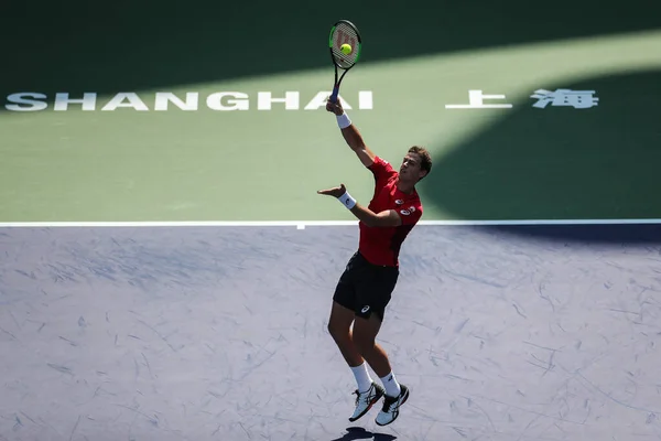 Canadian Professional Tennis Player Vasek Pospisil Competes Russian Professional Tennis — Stock Photo, Image