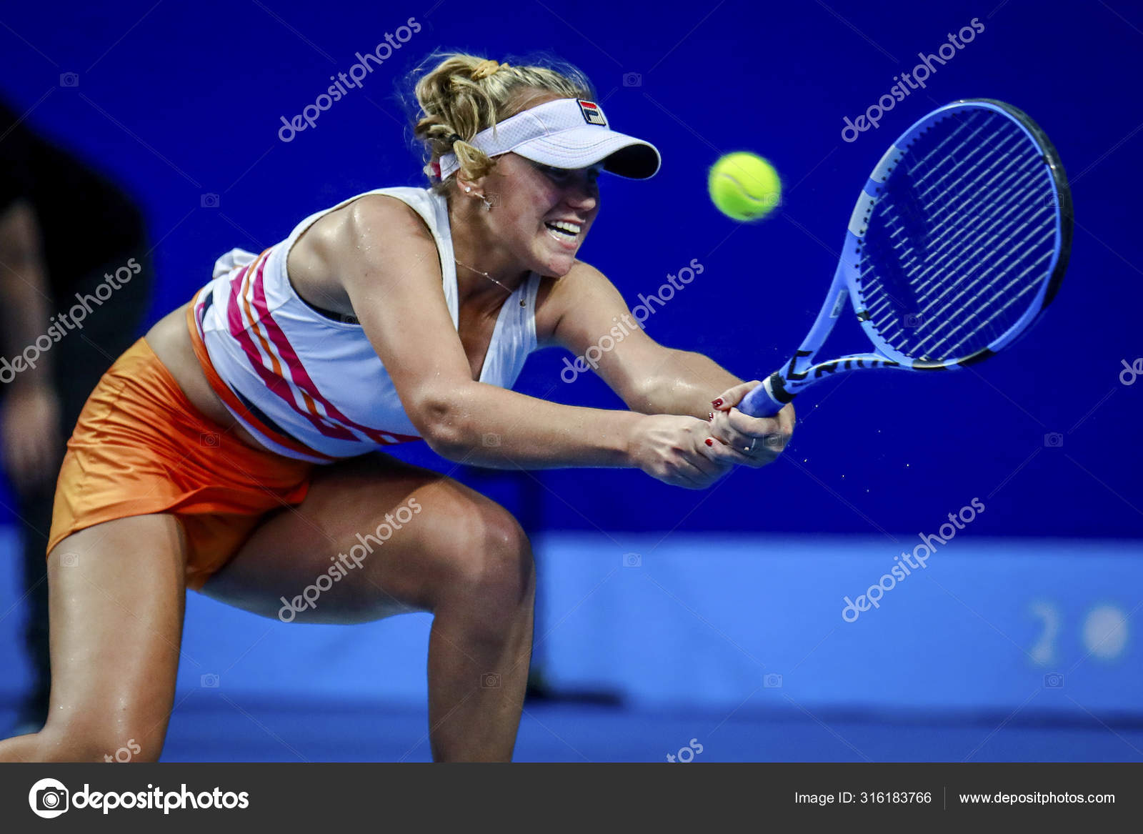 CHINA 2019 WTA ZHUHAI ELITE TROPHY SCORE RANK Stock Editorial Photo