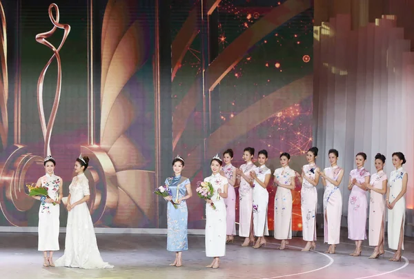 CHINA CHINESE BEIJING PHOENIX TELEVISION BEAUTY PAGEANT 2019 — 스톡 사진