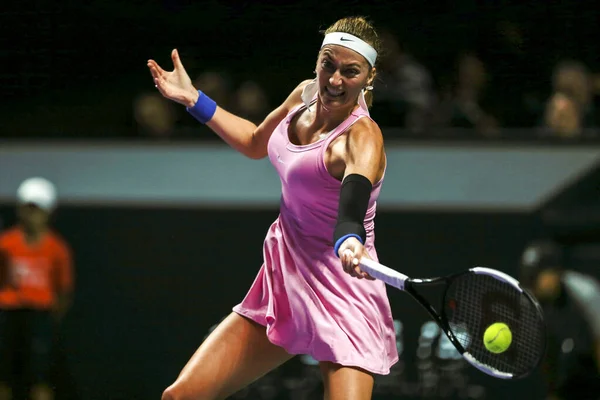 Czech Professional Tennis Player Petra Kvitova Competes Japanese Professional Tennis — Stock Photo, Image